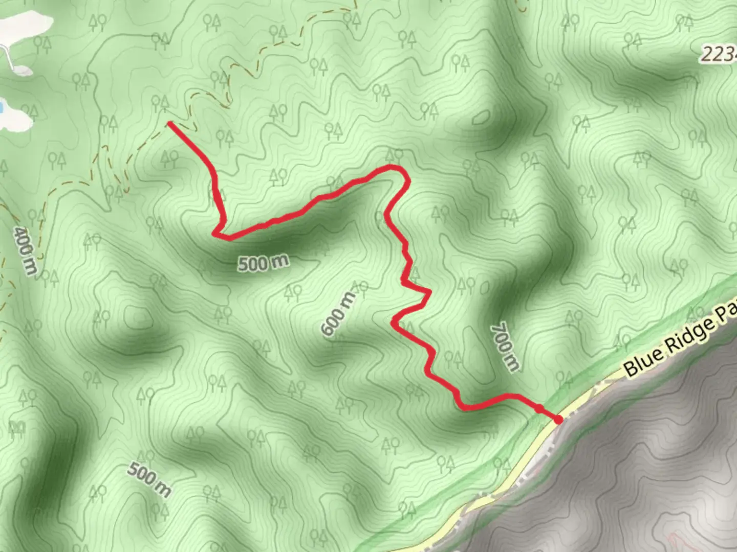 An image depicting the trail Spec Mines Trail and its surrounding area.
