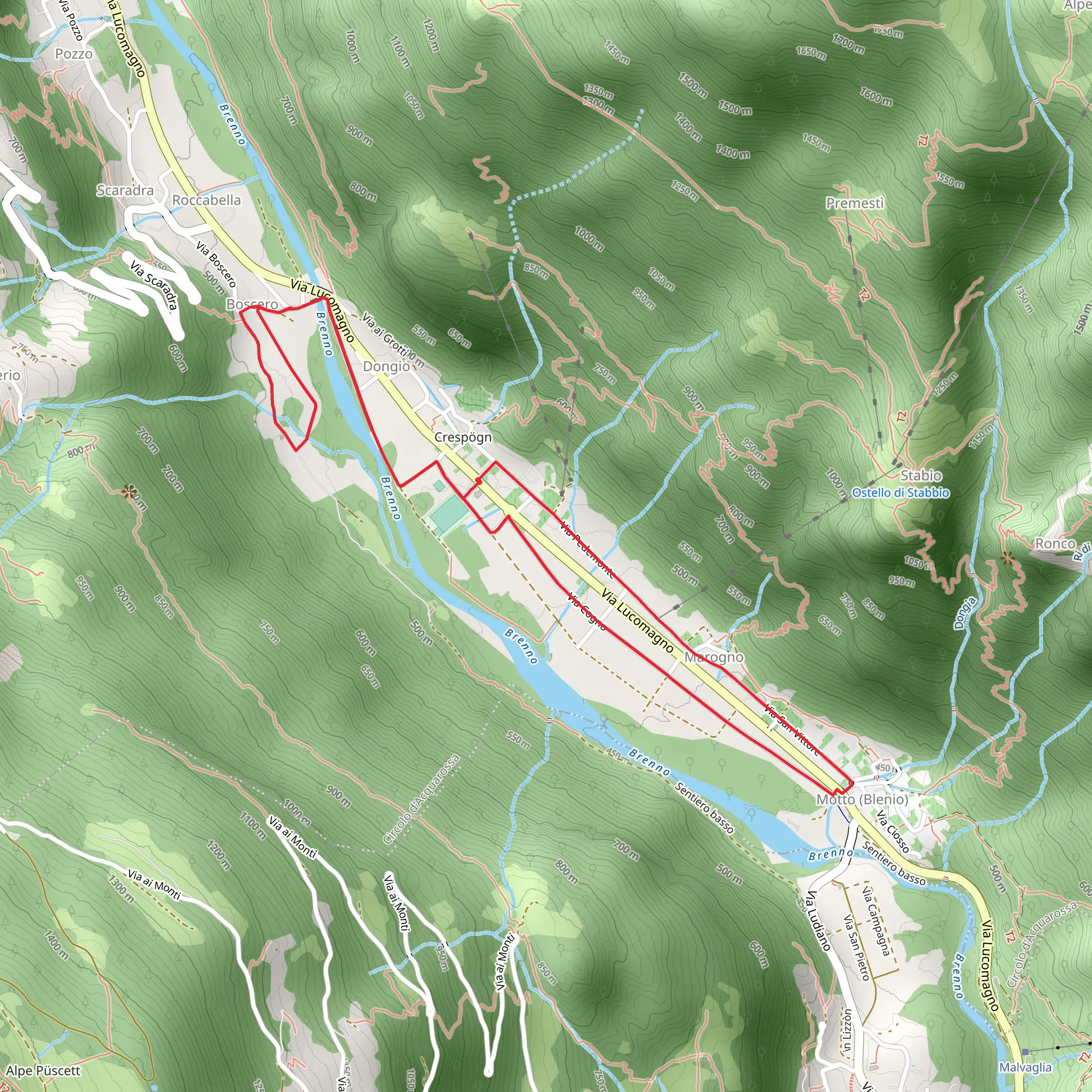 Circuito Dongio - Motto mobile static map