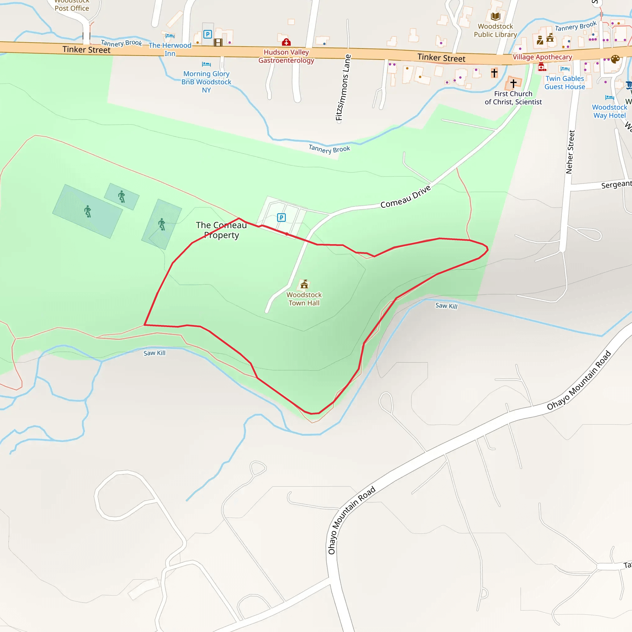 Saw Kill - The Comeau Property mobile static map