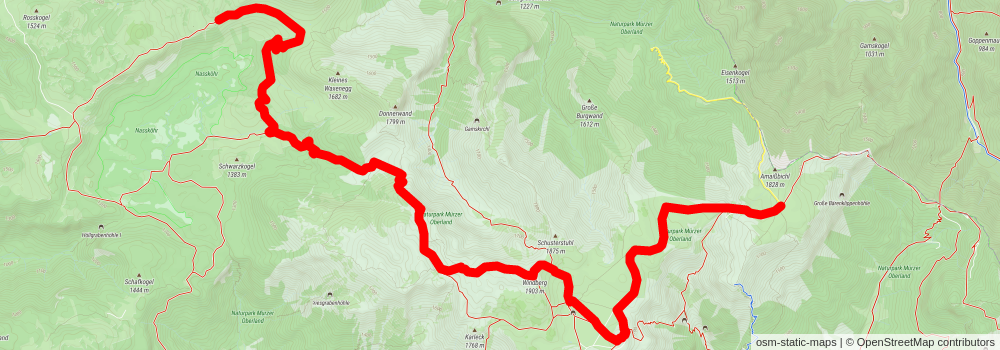 Northern Alpine Trail stage 3 Map