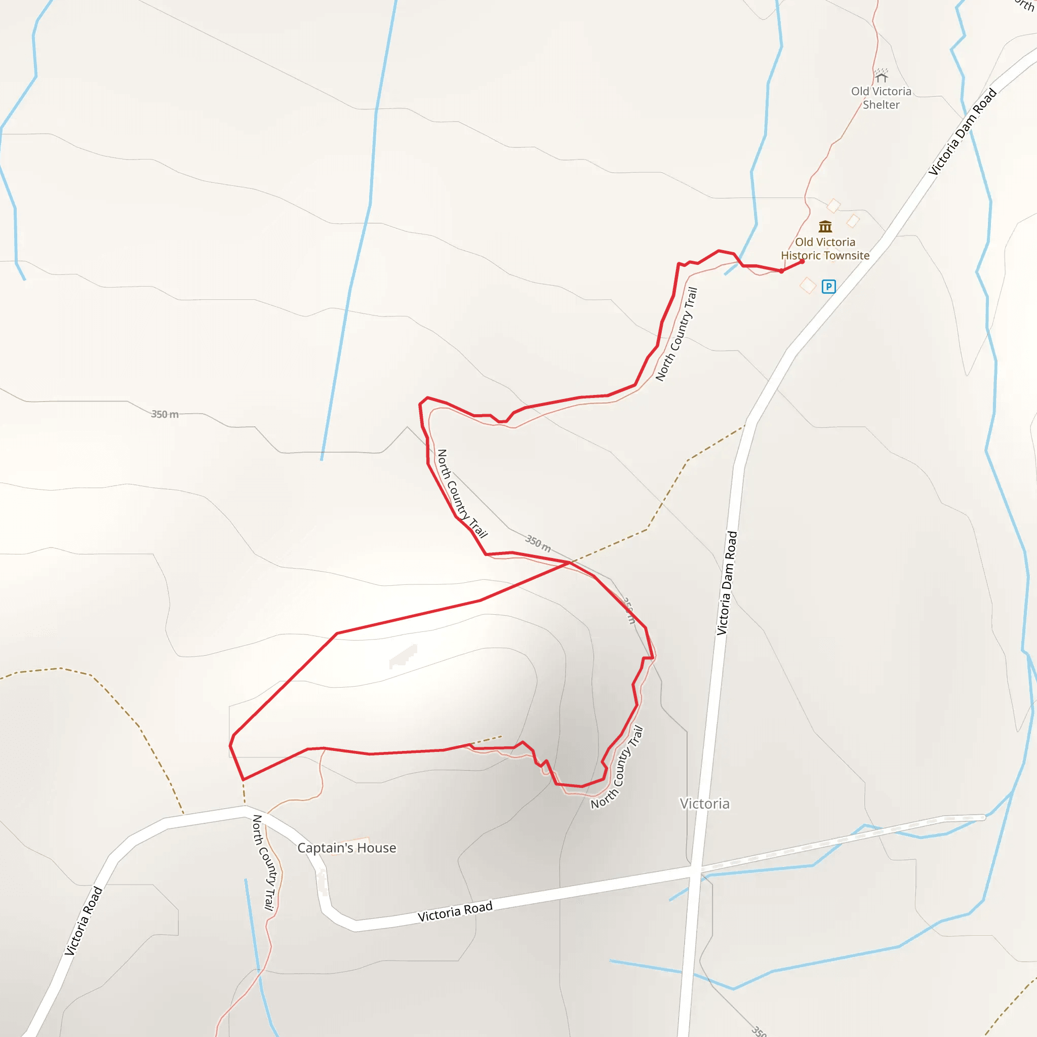 North Country Loop Trail mobile static map