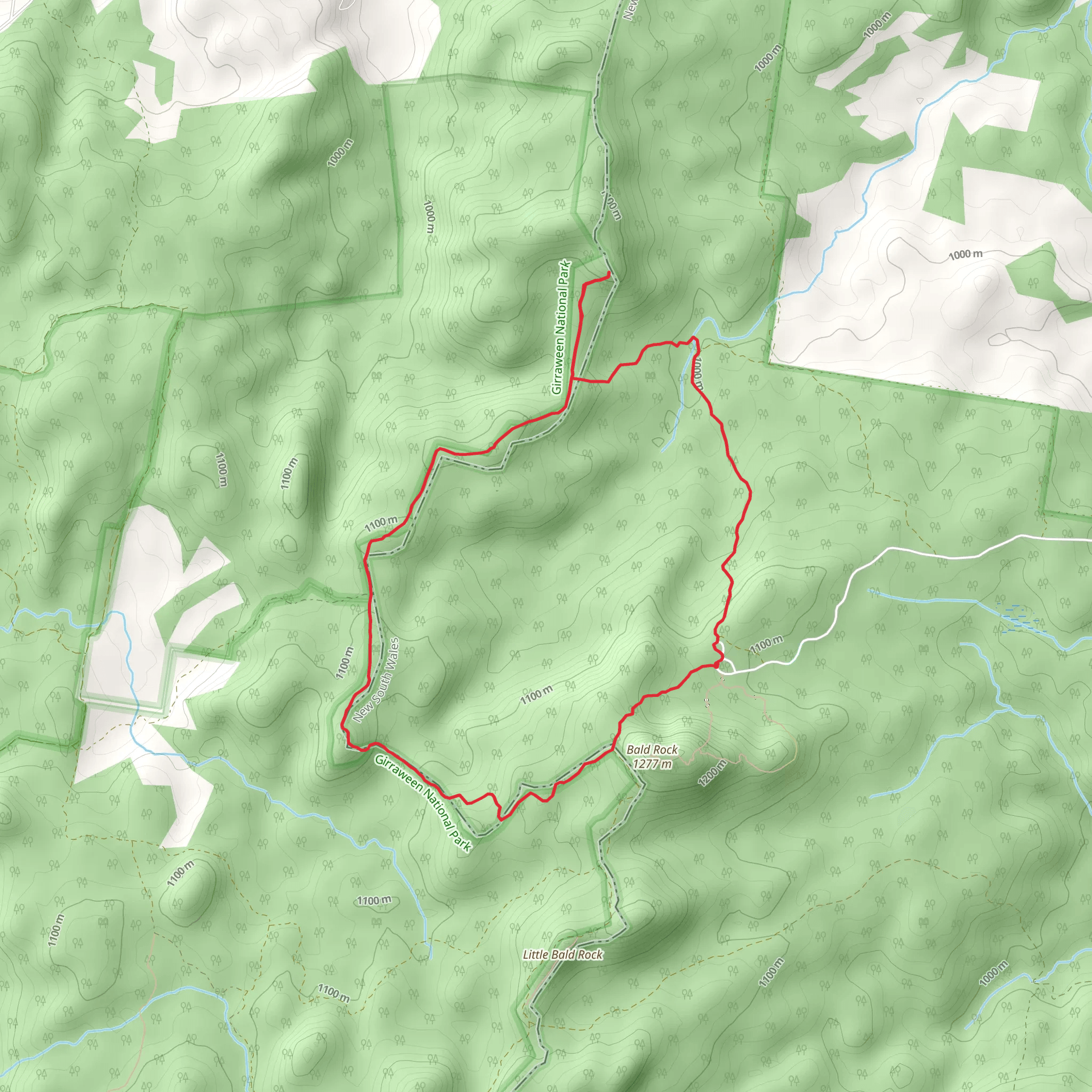 Border Walk mobile static map