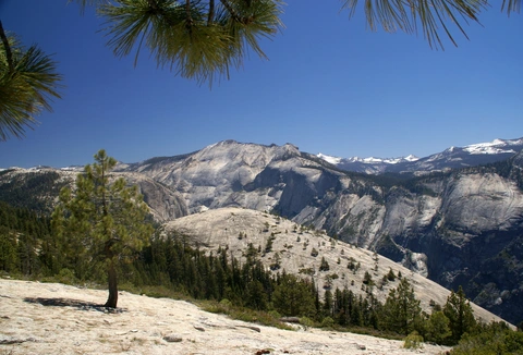An image depicting the trail North Dome Trail and its surrounding area.