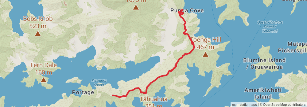 Te Araroa South Island stage 3 Map