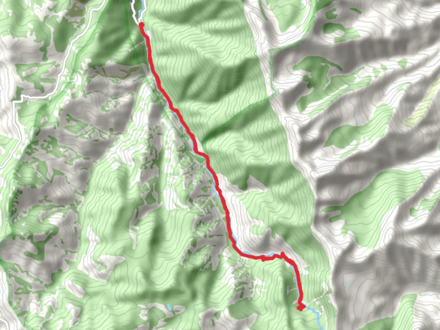 An image depicting the trail Jarbidge River Trail - Short and its surrounding area.