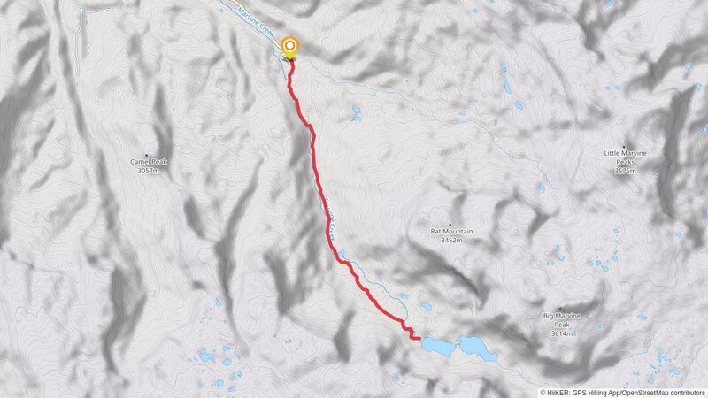 Marvine Lakes via Marvine Trail