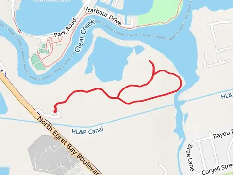 Robinson Bayou and Clear Creek Beside Loop