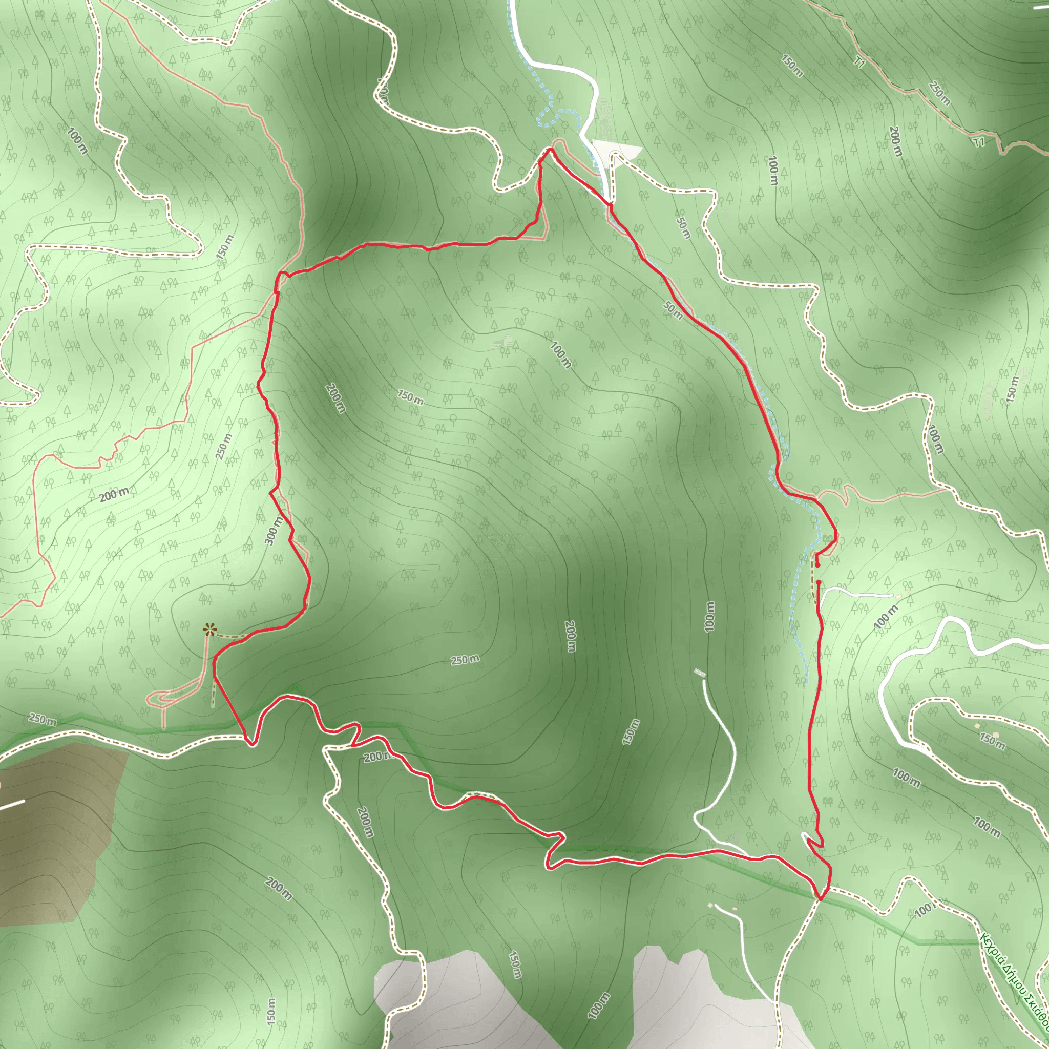 Water and Wind Trail mobile static map