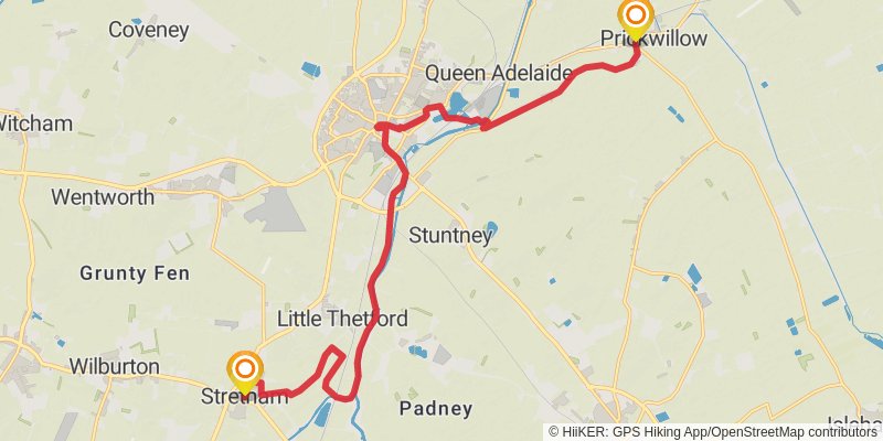 Via Beata stage 7 Map