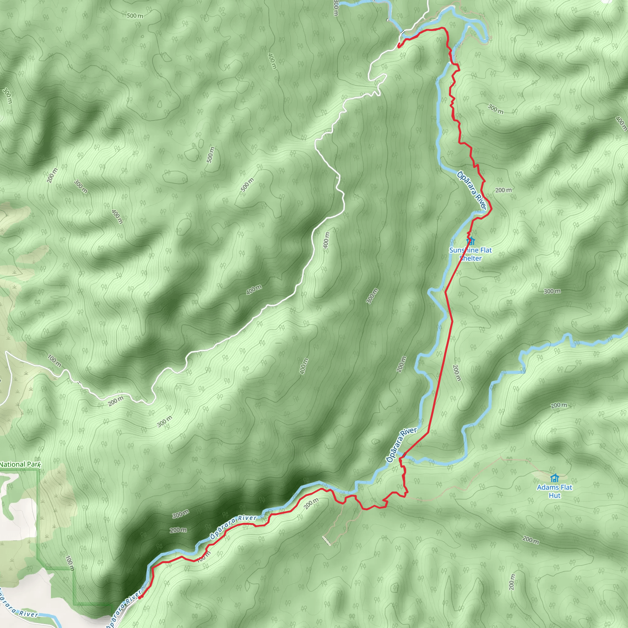 Ōpārara Valley Track mobile static map