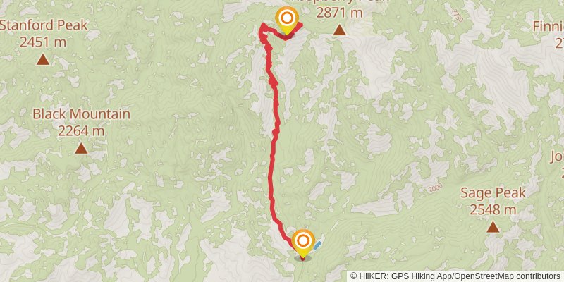 Monte Vista Trail stage 2 Map