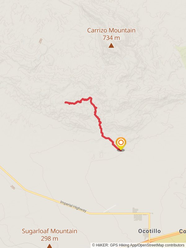 Fossil Canyon via Shell Canyon Road