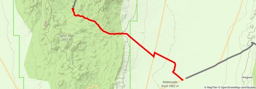 American Discovery Trail South Route stage 333 Map
