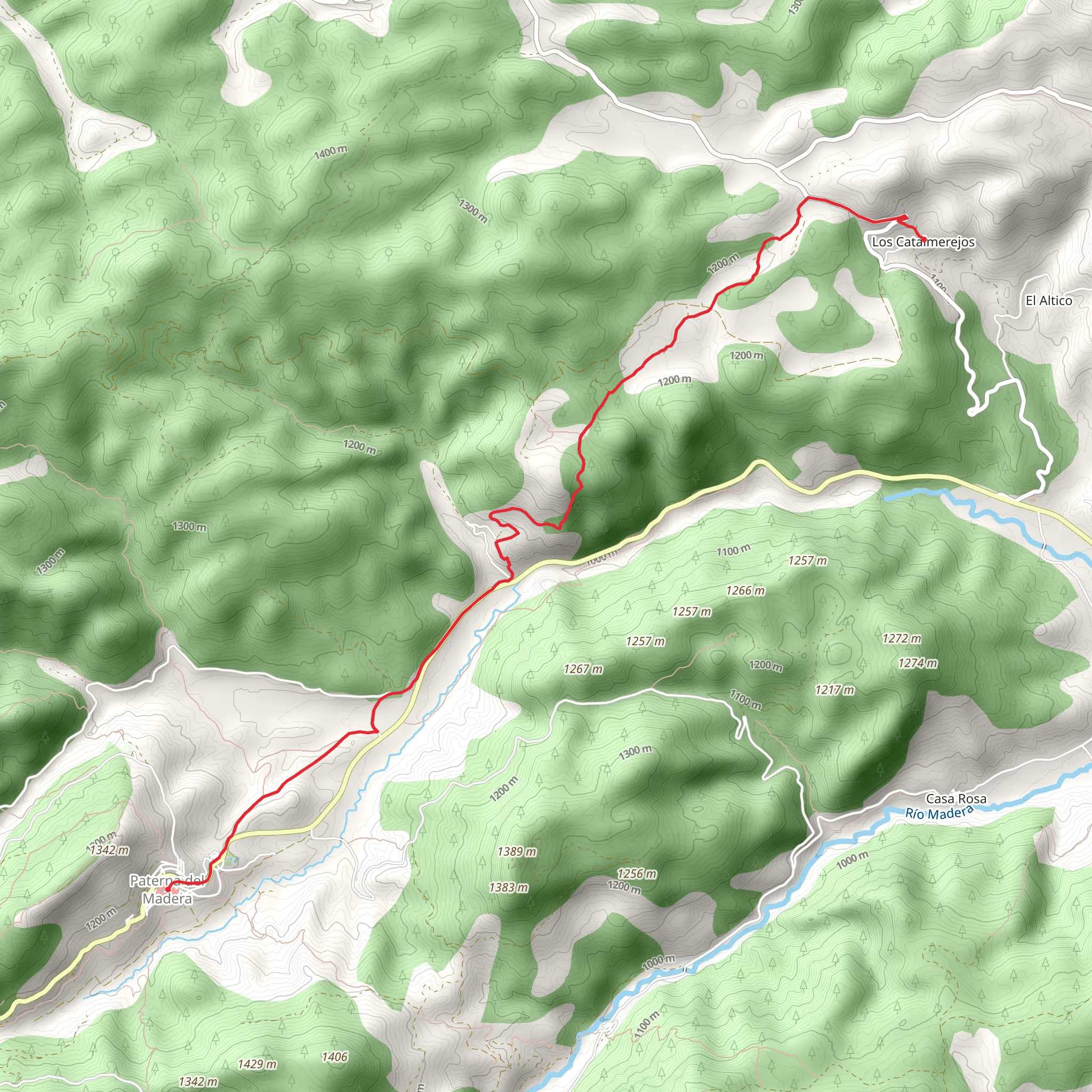 Historical Path Paterna - Los Catalmarejos mobile static map