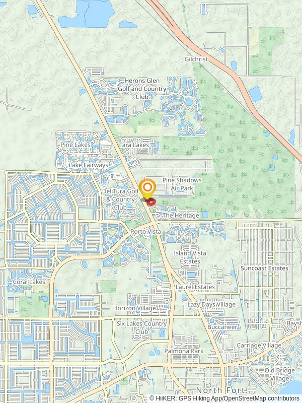 Praire Pines Preserve Loop mobile static map