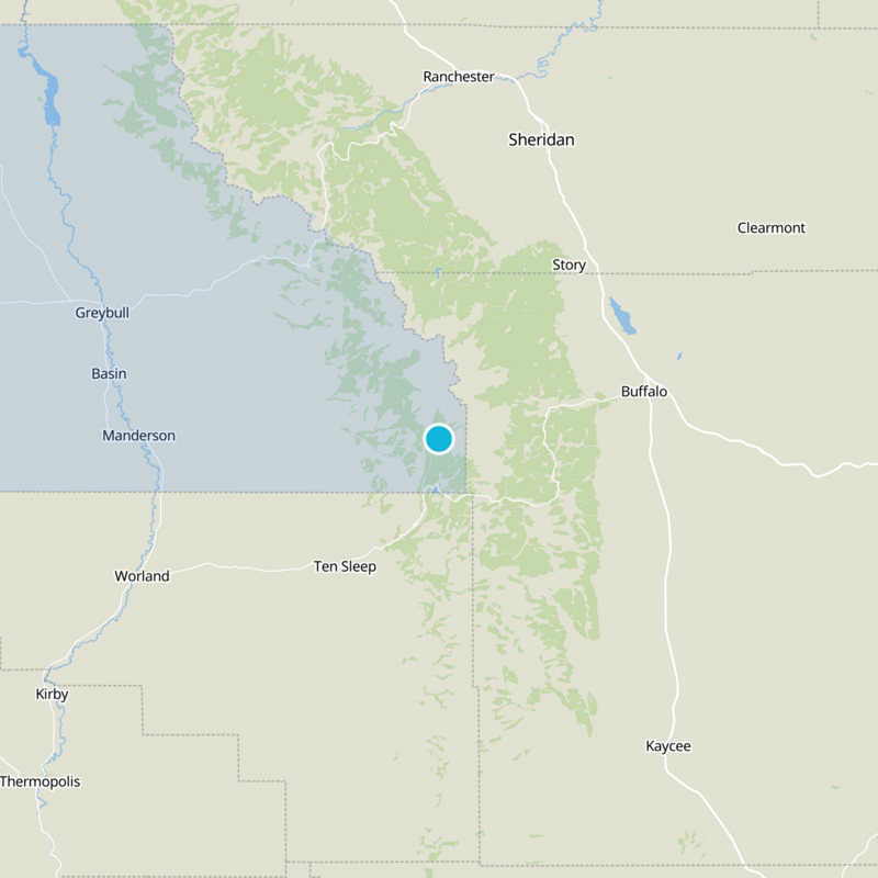 Big Horn County Static Map