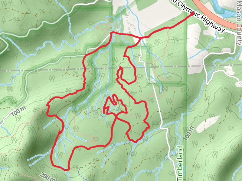 Green Rock and Big Maple Loop