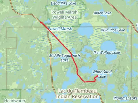 Sherman Lake to Babidosh Lake