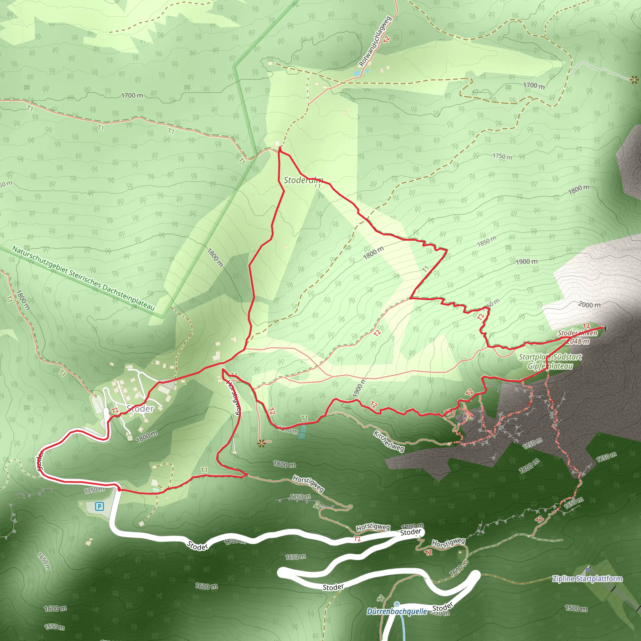 Stoderzinken Summit Tour mobile static map