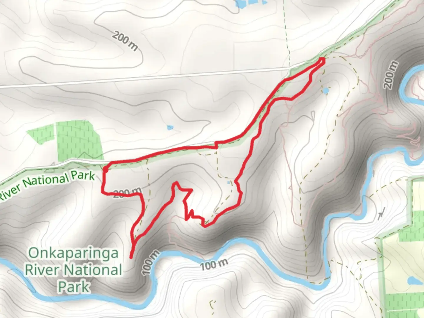 An image depicting the trail Punchbowl Link Trail and its surrounding area.