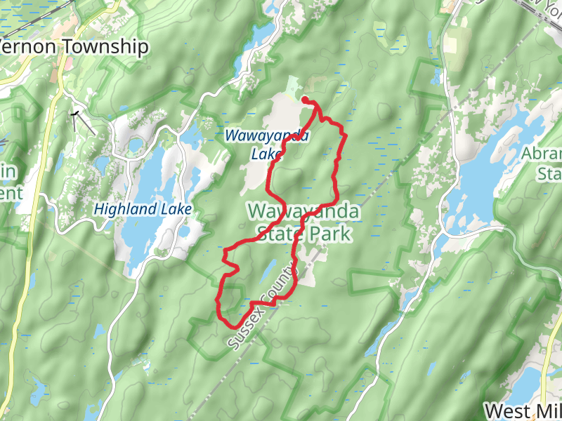 Wingdam, Overgrown Grass and NJ State Long Loop Trail