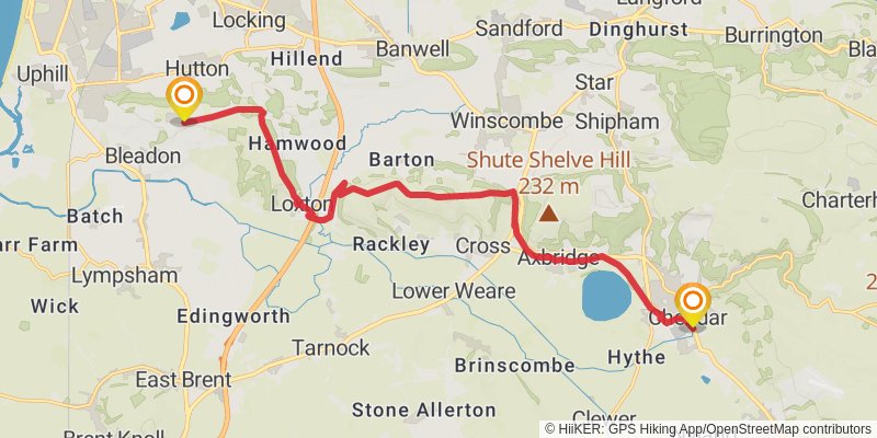 Butcombe Trail stage 3 Map