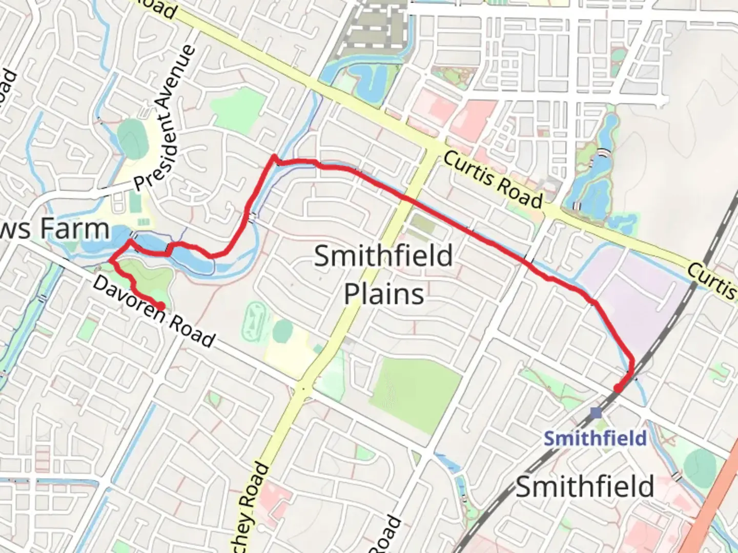 An image depicting the trail Smith Creek Trail and its surrounding area.