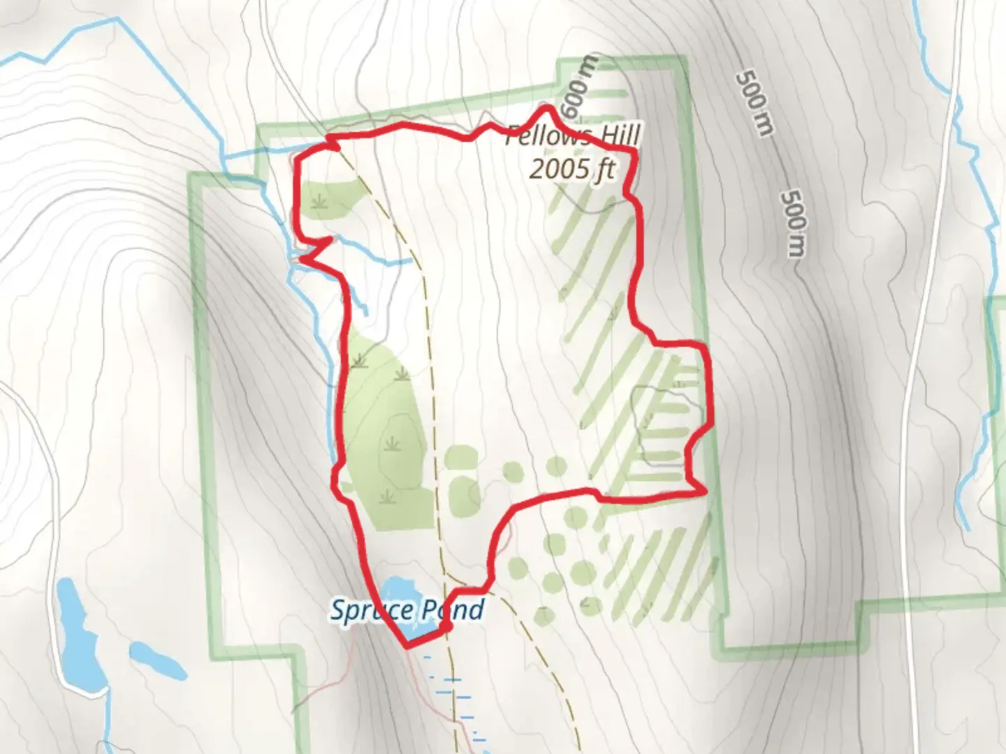 An image depicting the trail Onondaga Trail and its surrounding area.