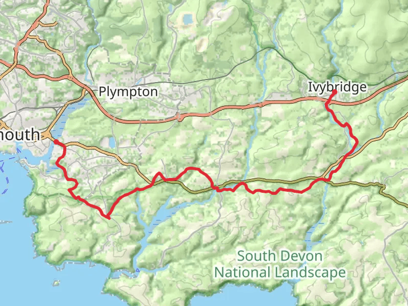 Erme Plym Trail mobile static map