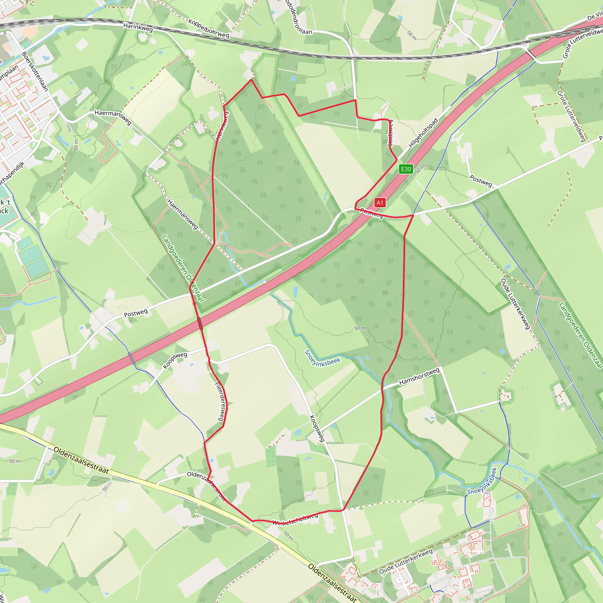 Boerskotten Loop mobile static map