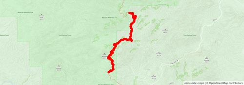Southwestern Horseshoe Trail stage 84 Map