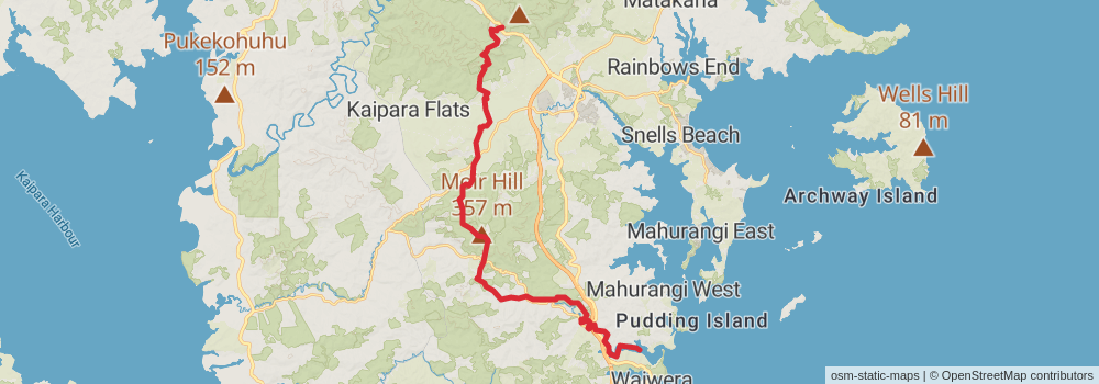 Te Araroa Trail stage 29 Map