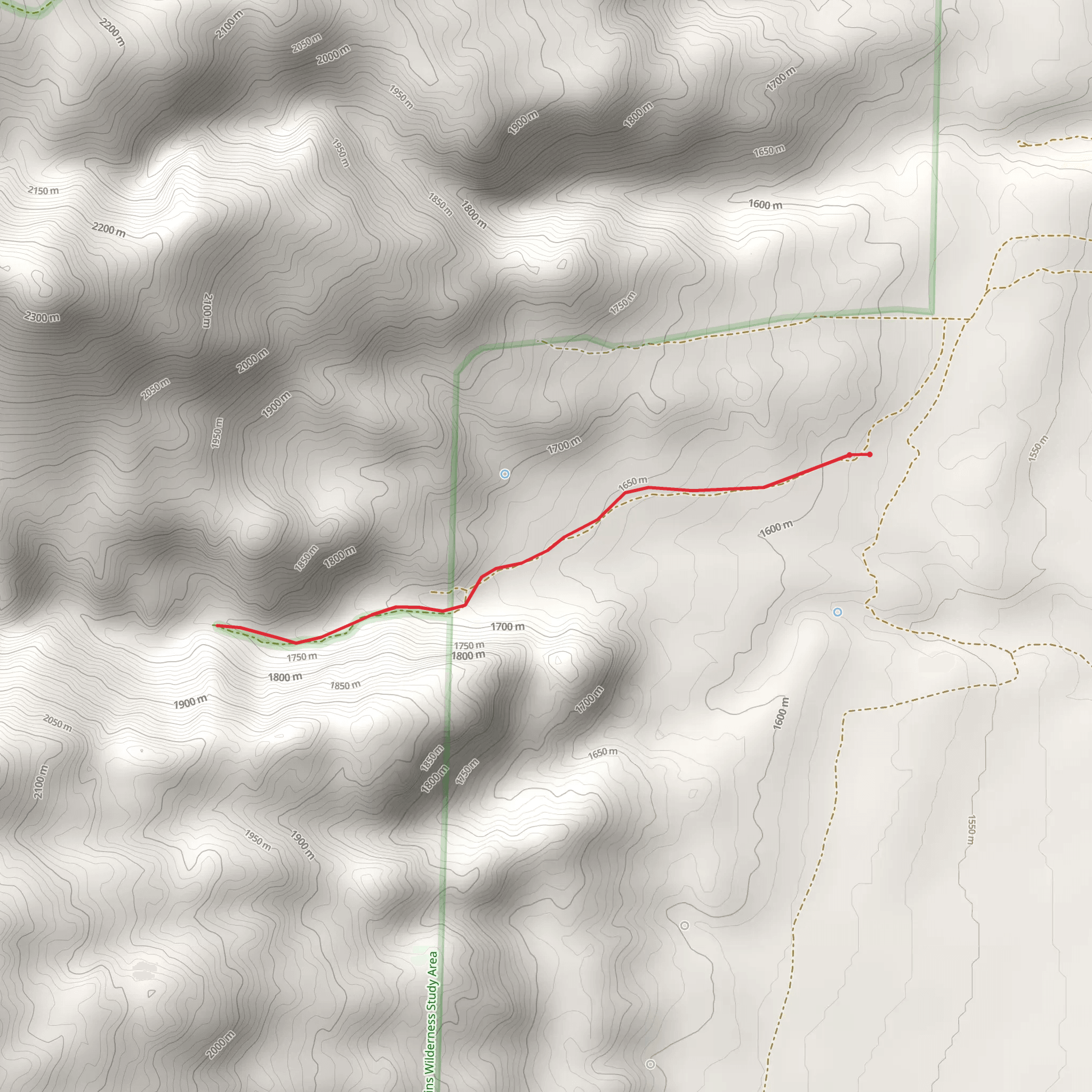 Indian Farm Creek Falls Walk mobile static map