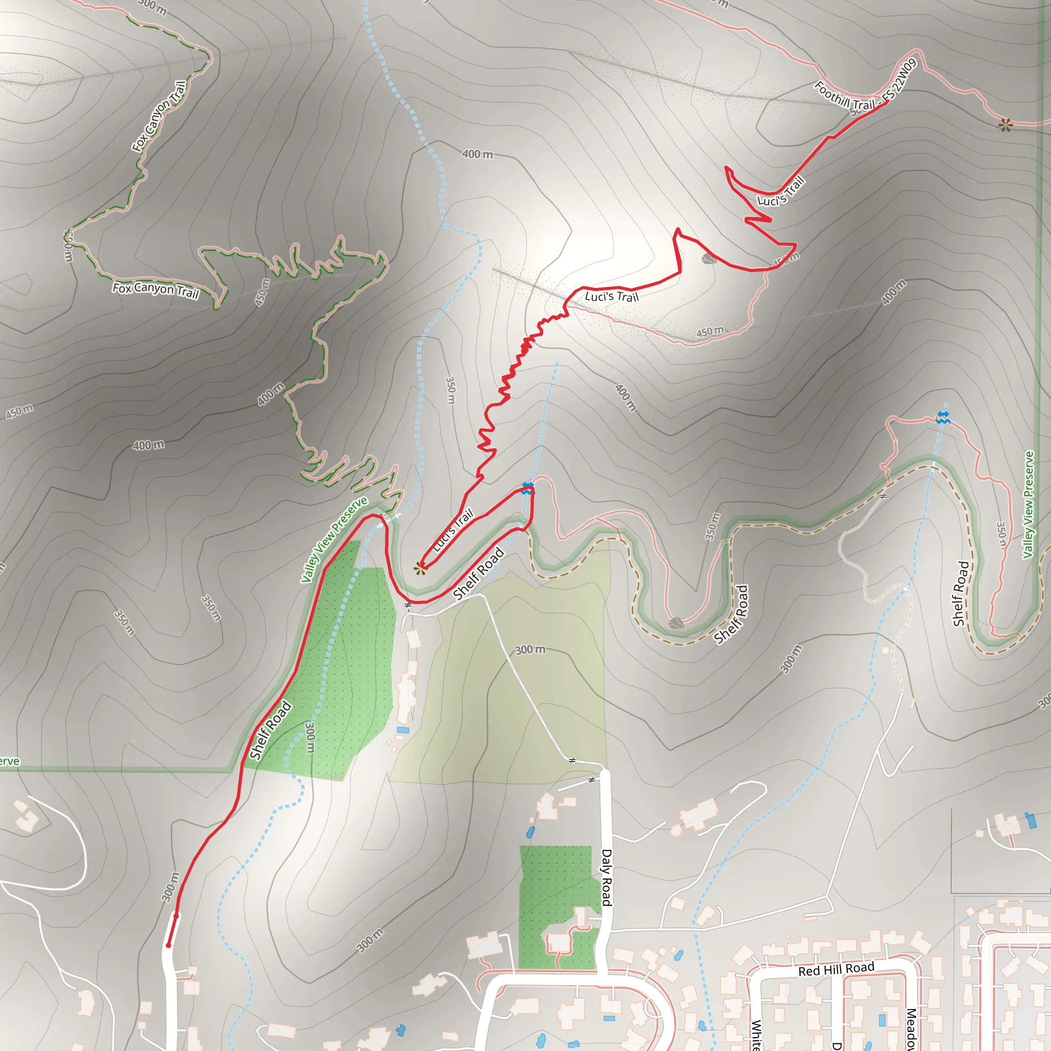 Luci's Trail mobile static map