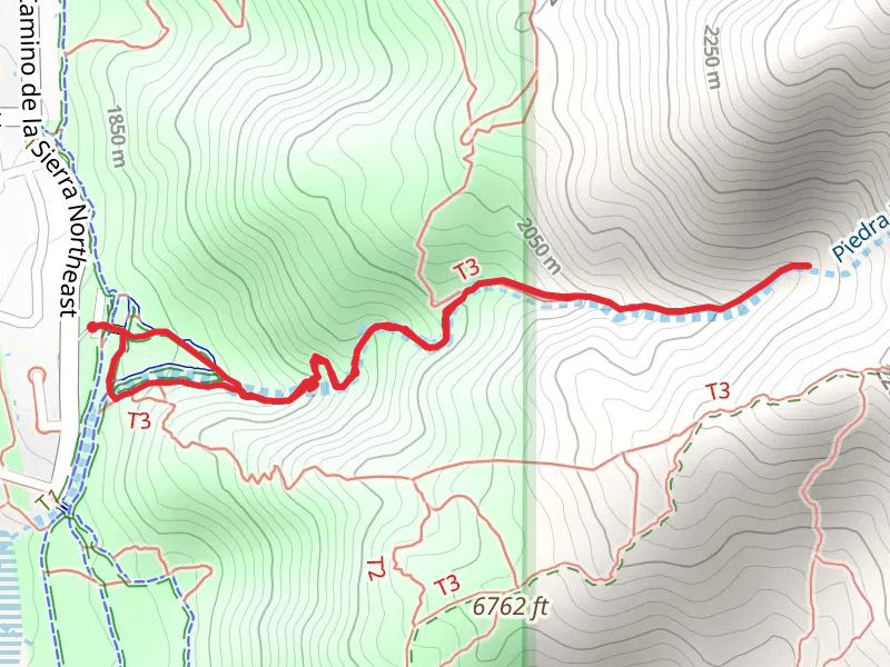 Piedra Lisa Canyon Trail