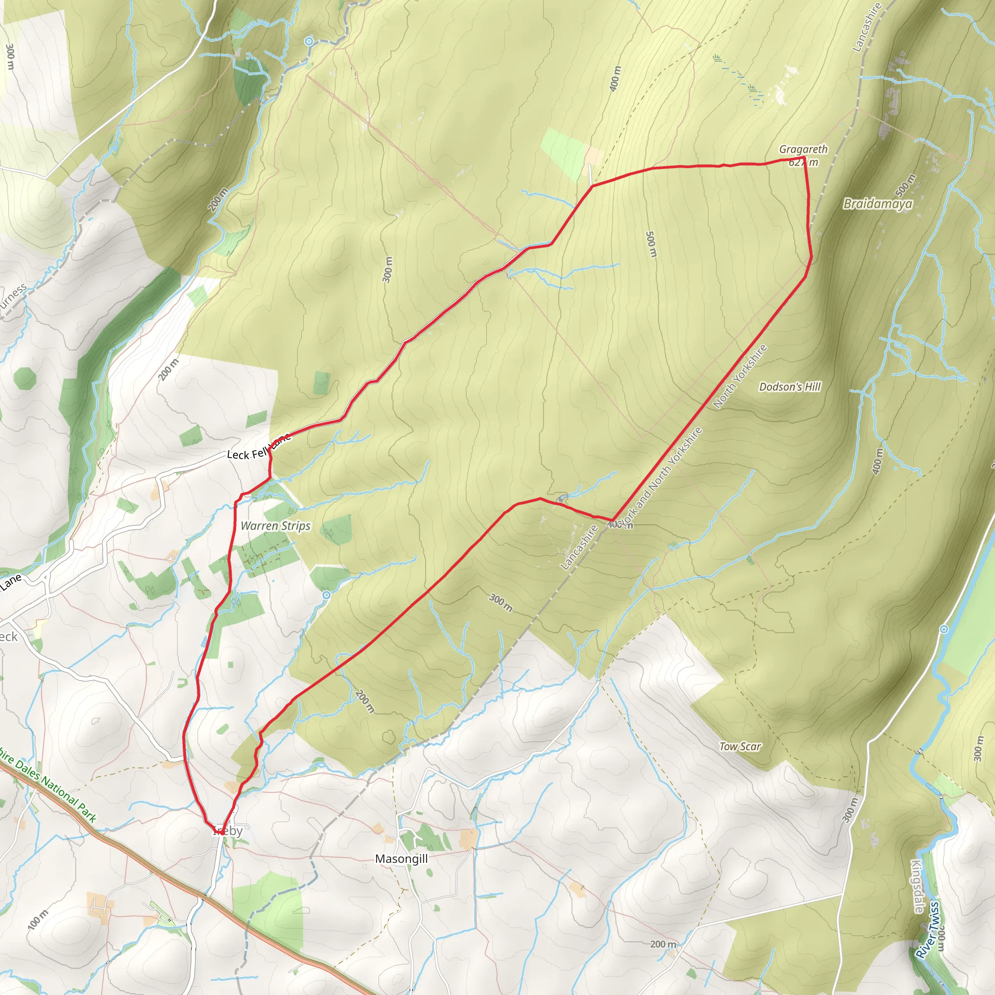 Gragareth from Ireby mobile static map