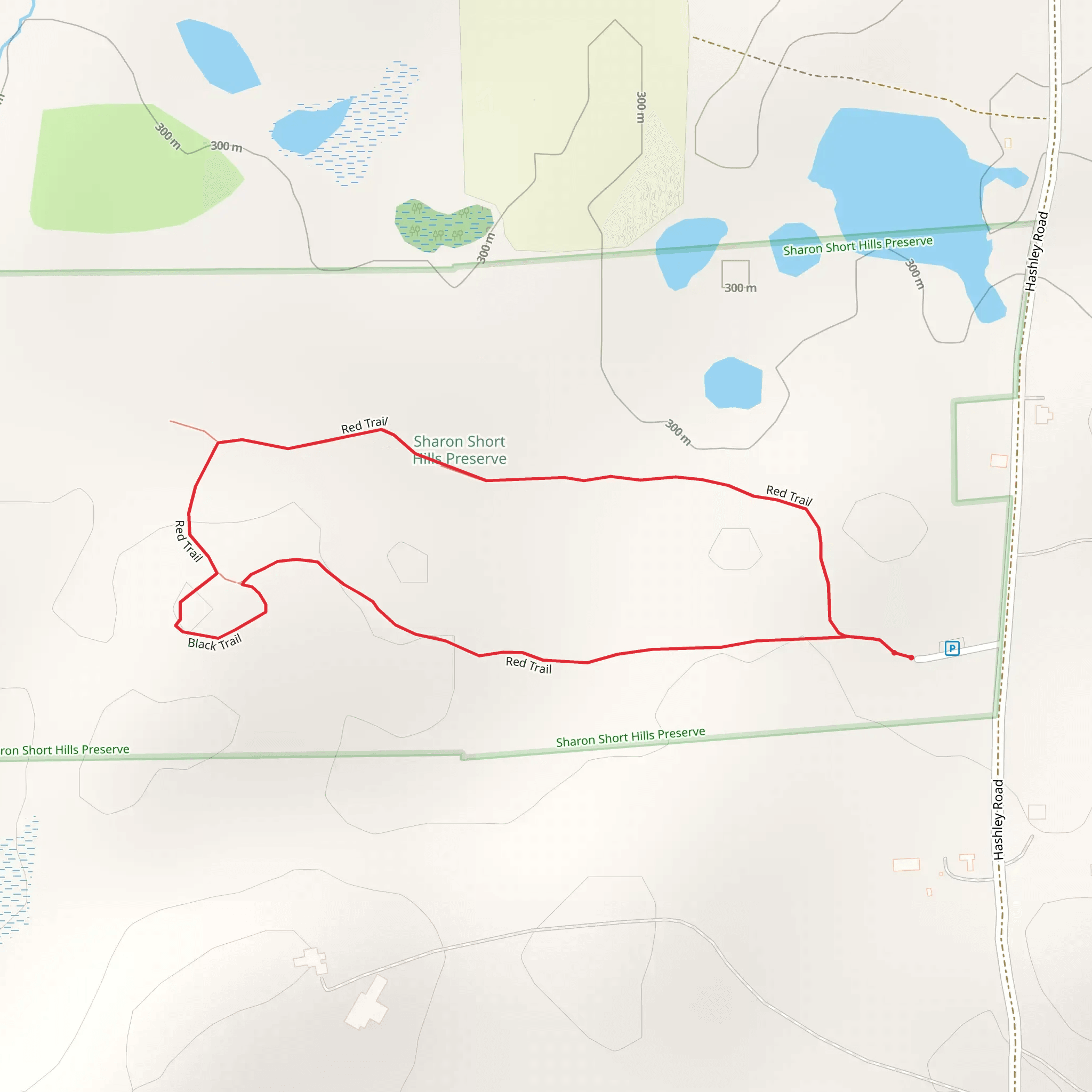Red Trail Loop mobile static map