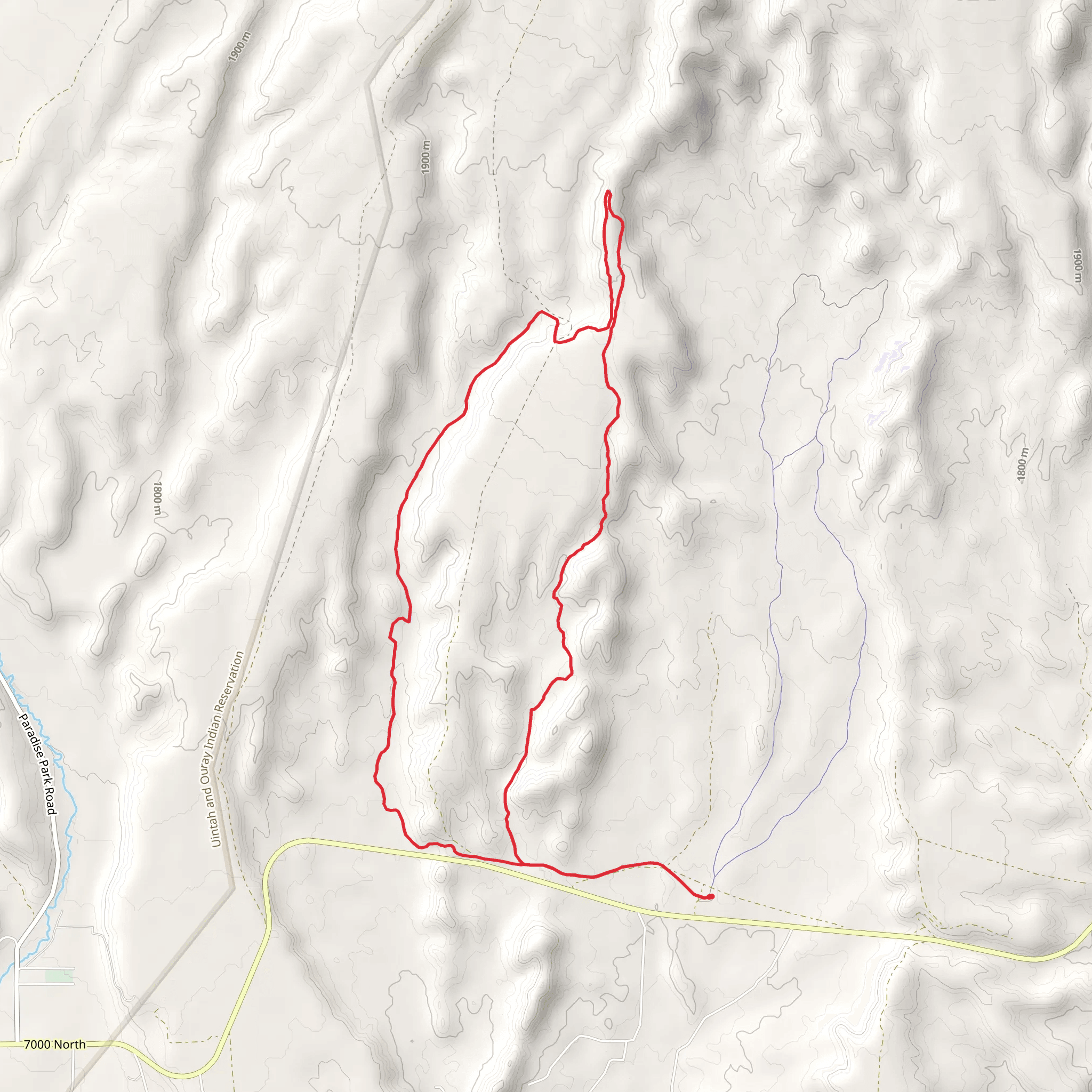 Lapoint Loop Trail mobile static map
