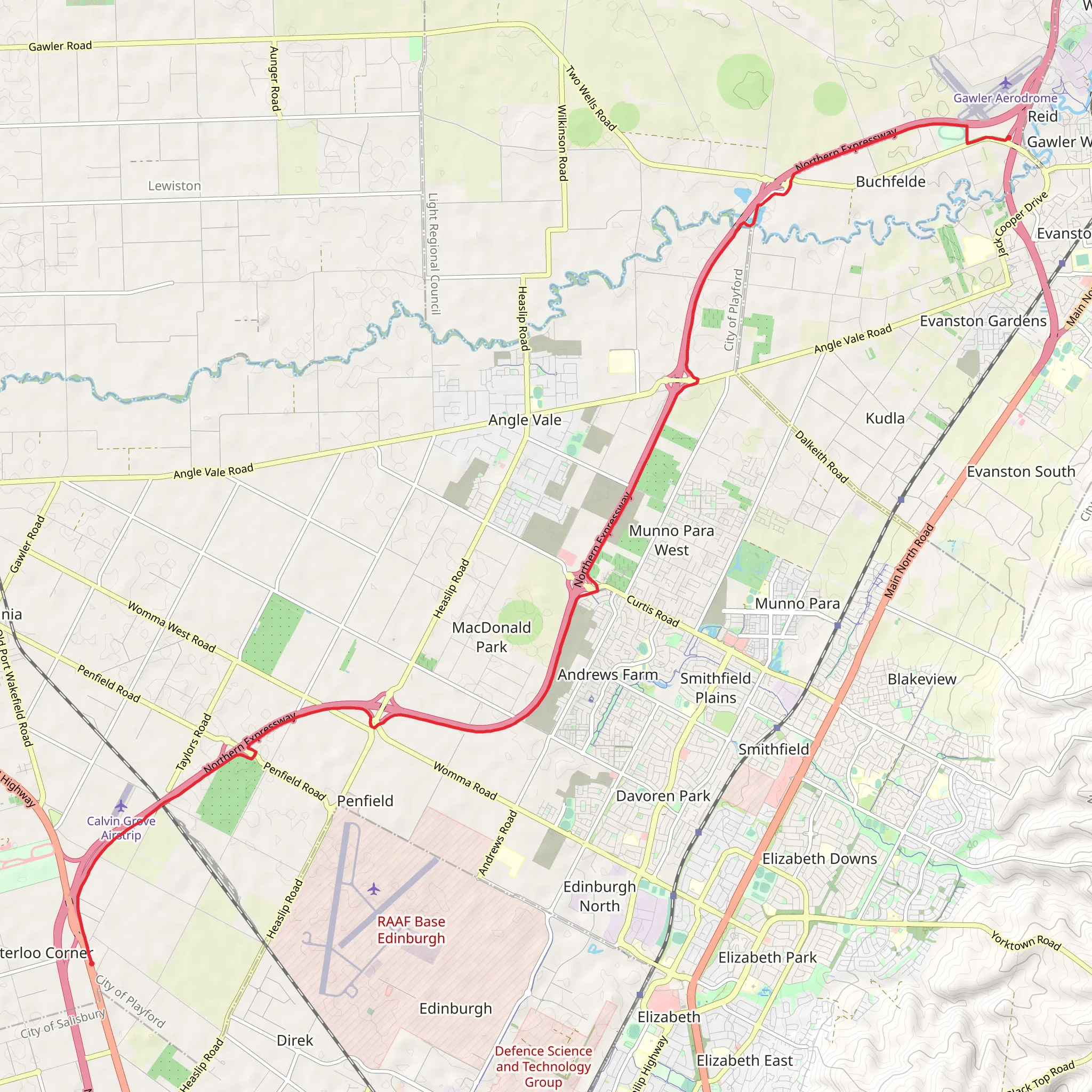 Stuart O’Grady Track mobile static map