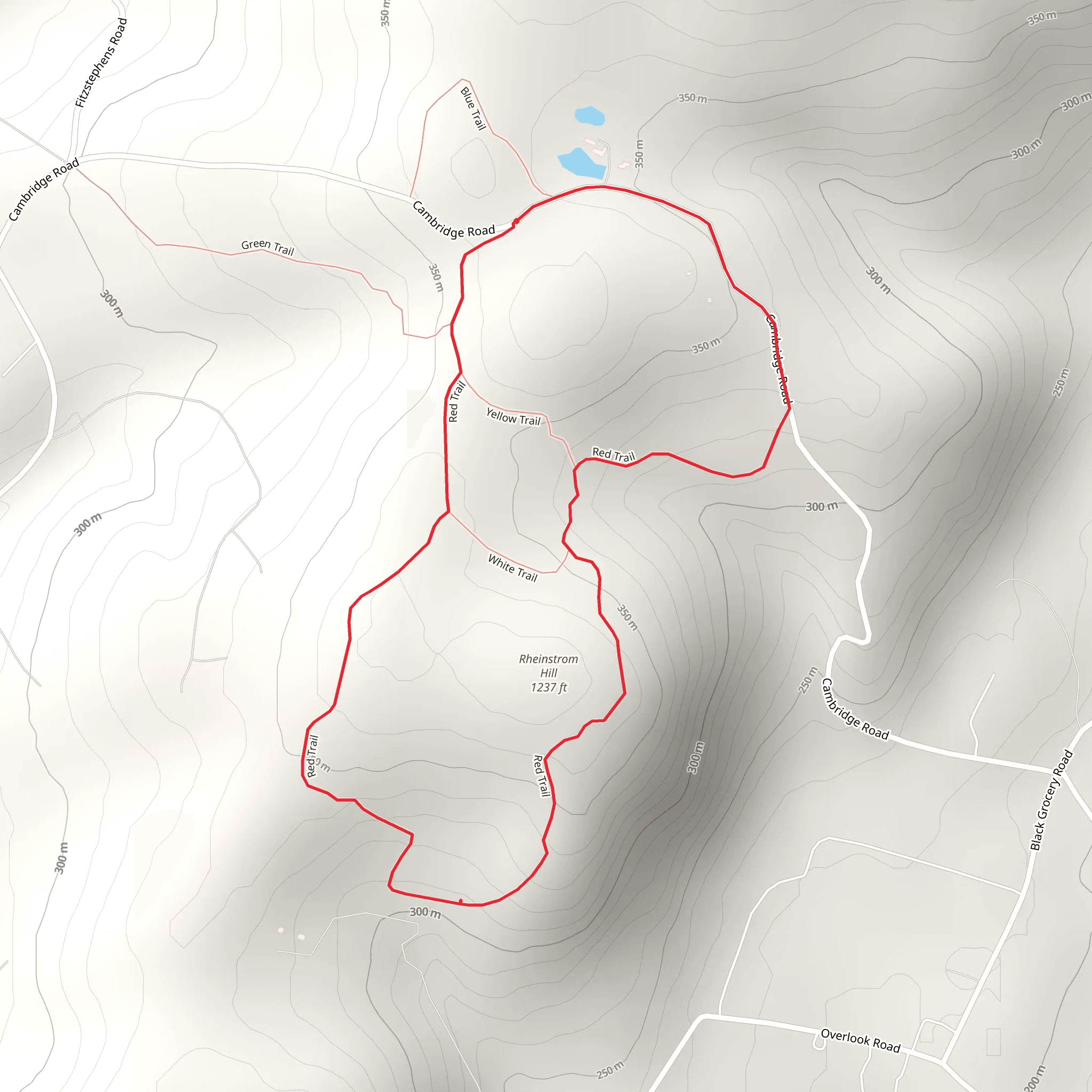 Rheinstrom Hill from Cambridge Road mobile static map