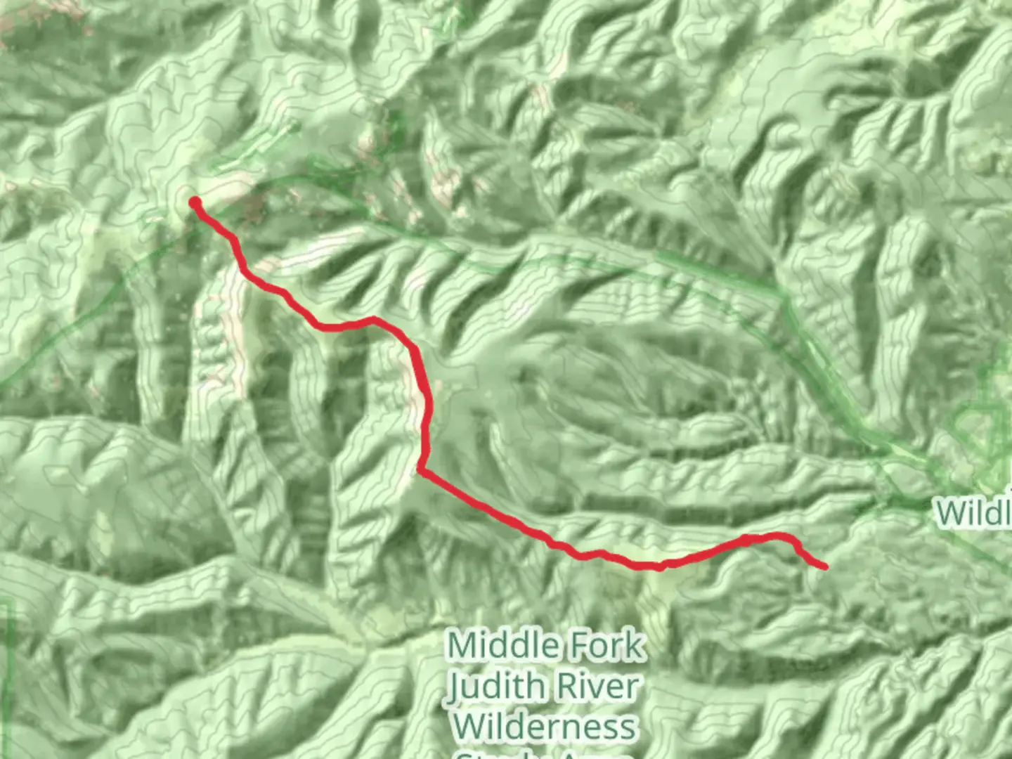 An image depicting the trail Woodchopper Ridge Trail and its surrounding area.