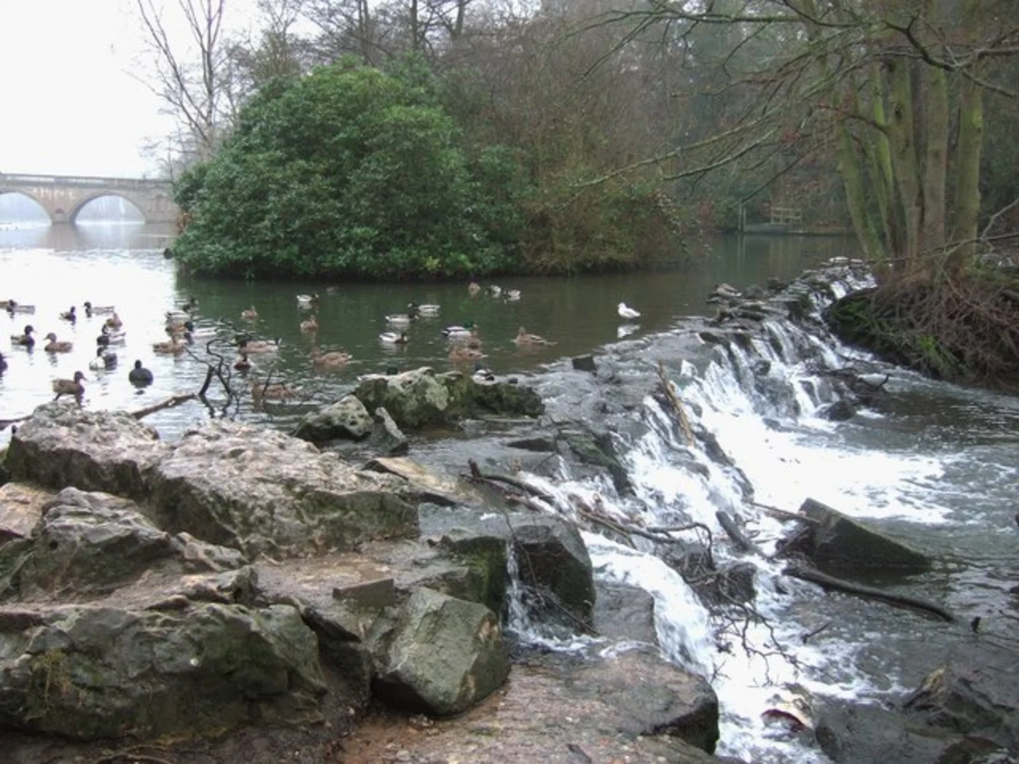 An image depicting the trail Clumber Lake via Robin Hood Way and its surrounding area.