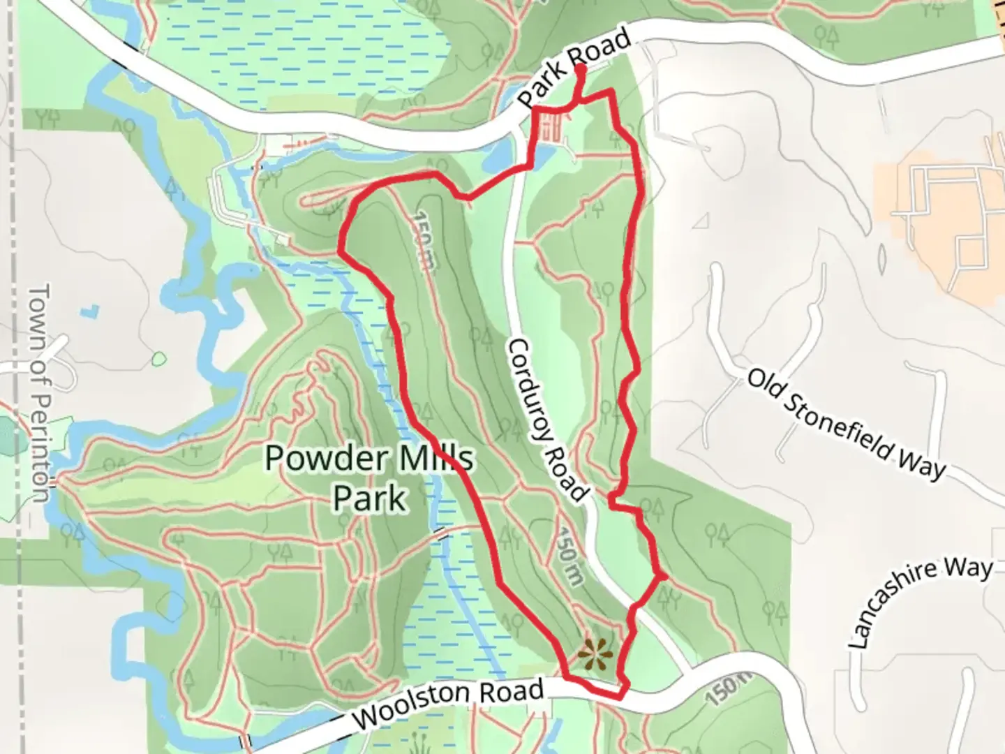 An image depicting the trail Trillium Trail Loop and its surrounding area.