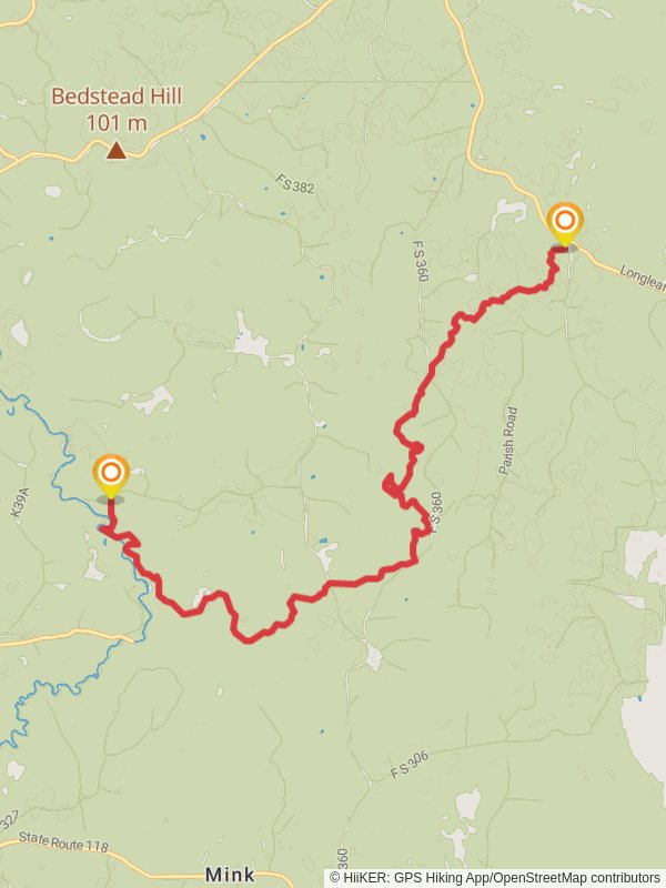 Caroline Dormon Trail from Longleaf Vista Road