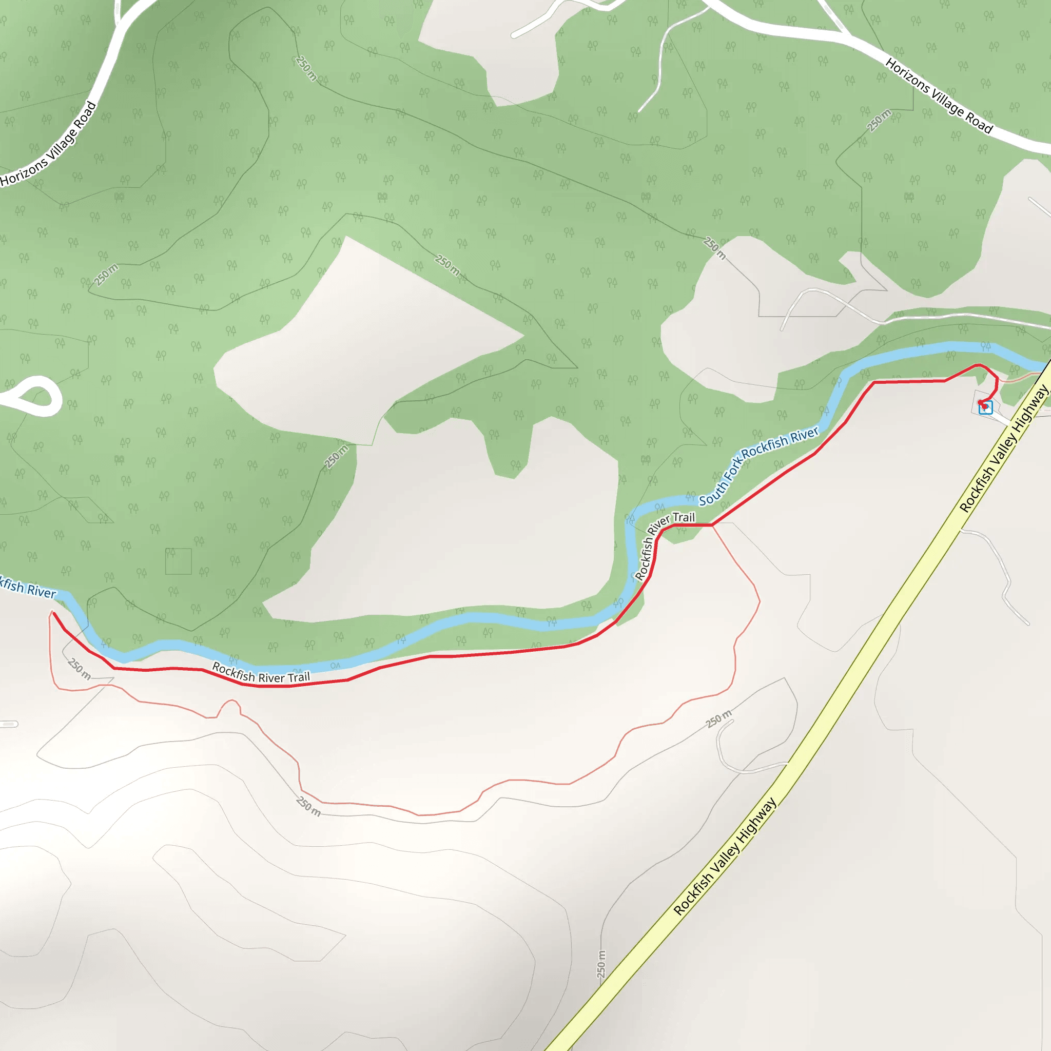 Rockfish River Trail mobile static map
