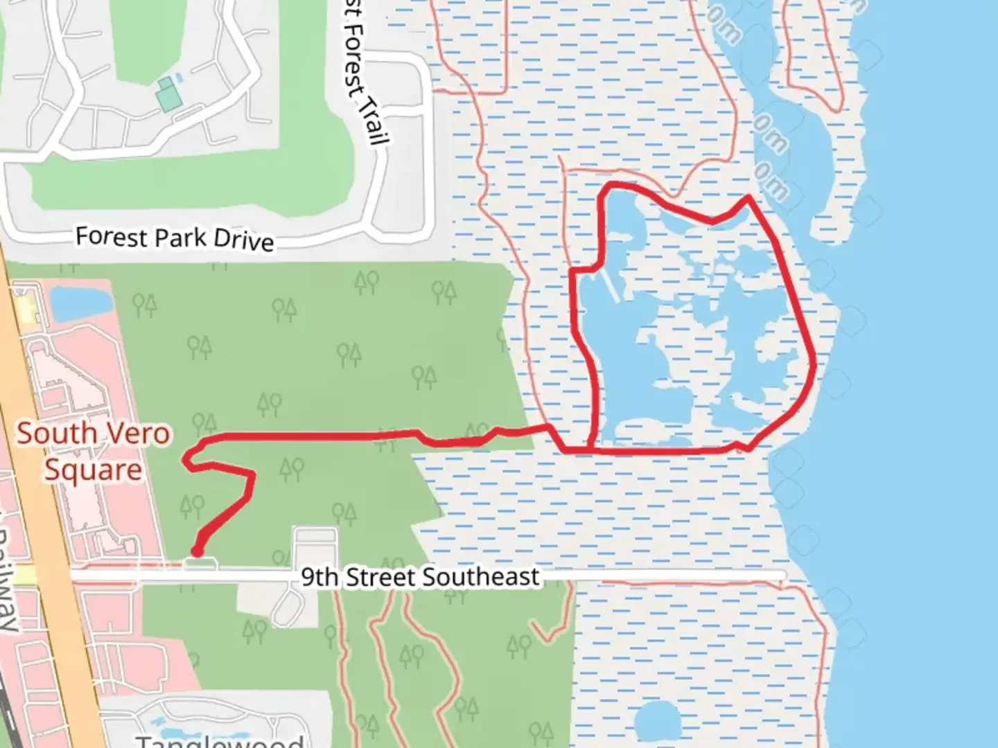 An image depicting the trail Oslo Riverfront Conservation Area Trail and its surrounding area.