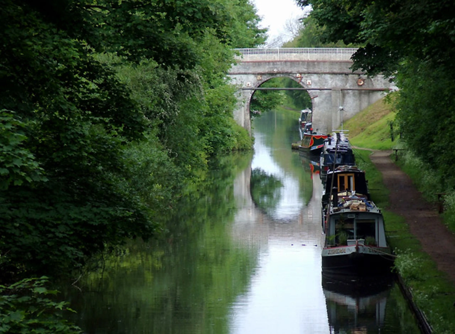An image depicting the trail Harriot's Hayes, Bishop's Wood and Brewood Loop Walk and its surrounding area.
