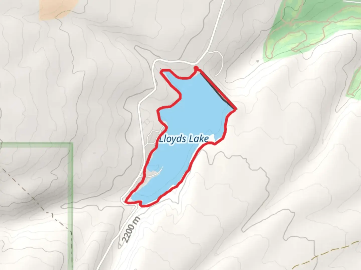 An image depicting the trail Lloyds Lake Loop and its surrounding area.