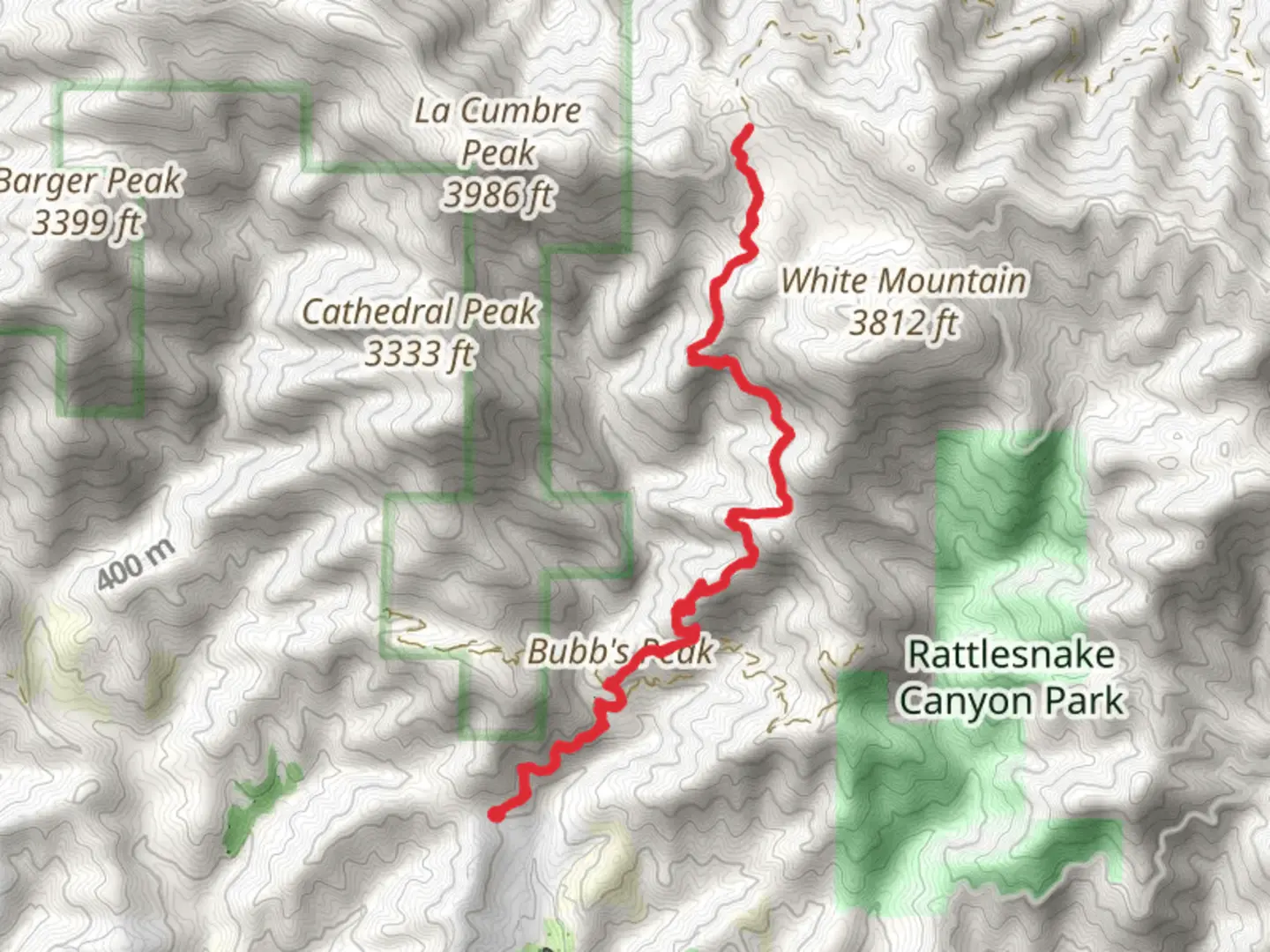 An image depicting the trail Tunnel Trail and its surrounding area.