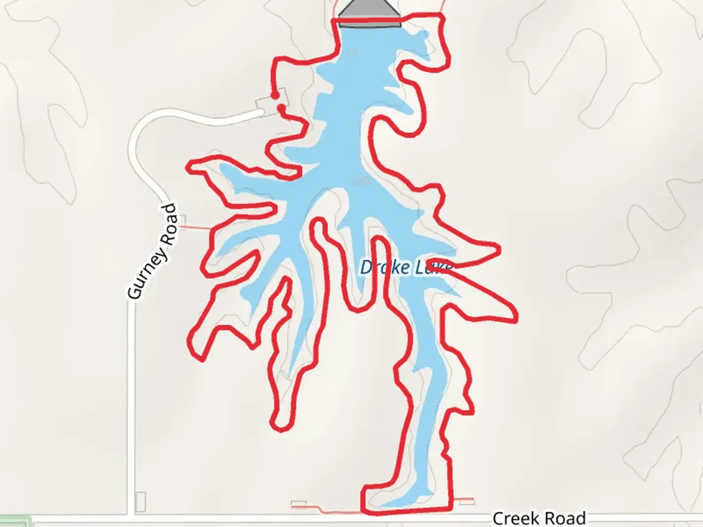 An image depicting the trail Drake Lake Loop and its surrounding area.